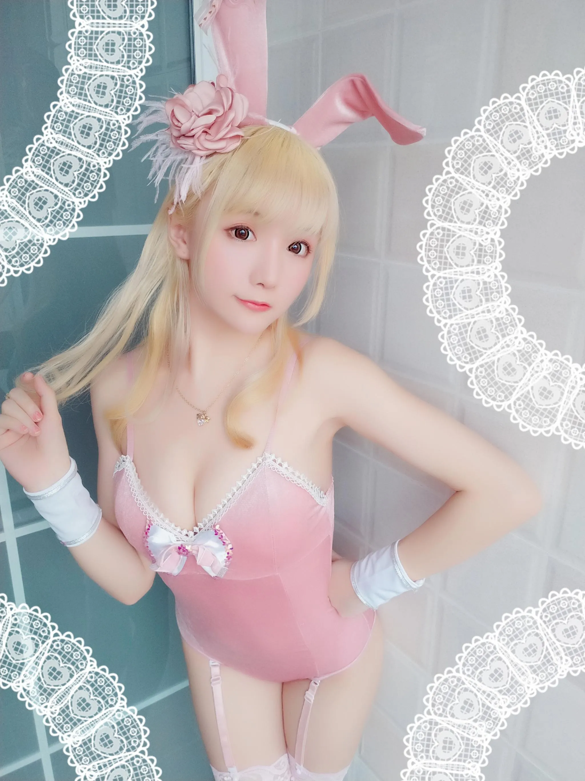 星之迟迟 – VOL.01 粉红泡泡包-PINK兔女郎（31P） [31P]插图7